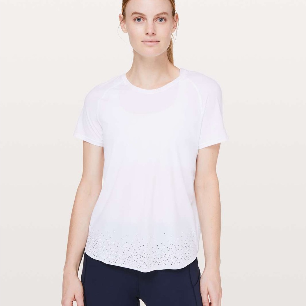 Lululemon Quick Pace White Top